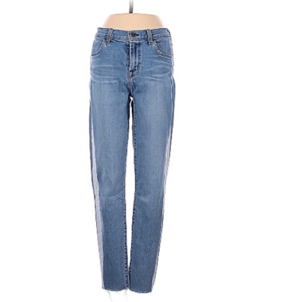 JBrand Alana distressed mid-rise skinny jeans - Picture 4 of 5